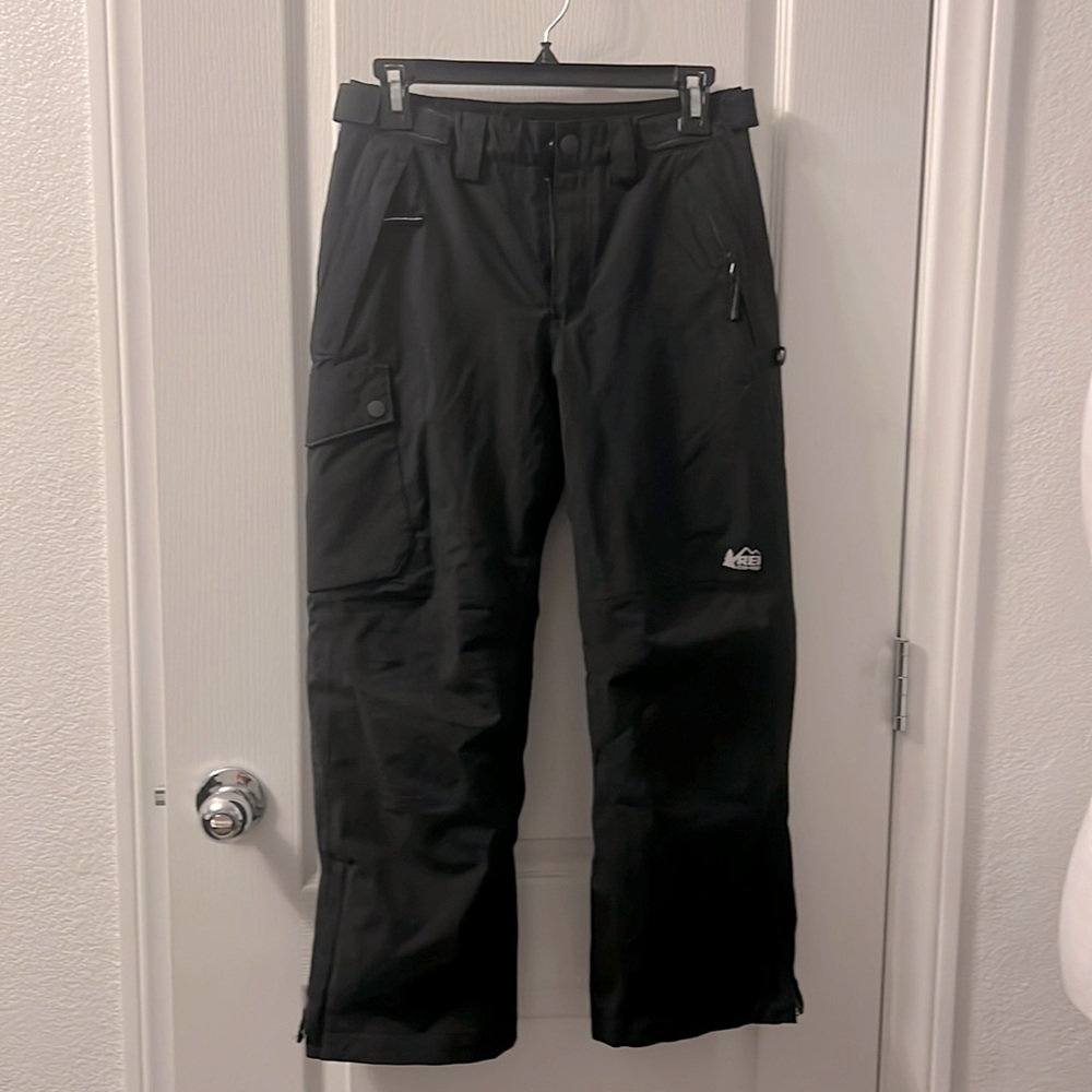 REI Co-op Timber Mountain Snow Pants Black size M(10-12) kids